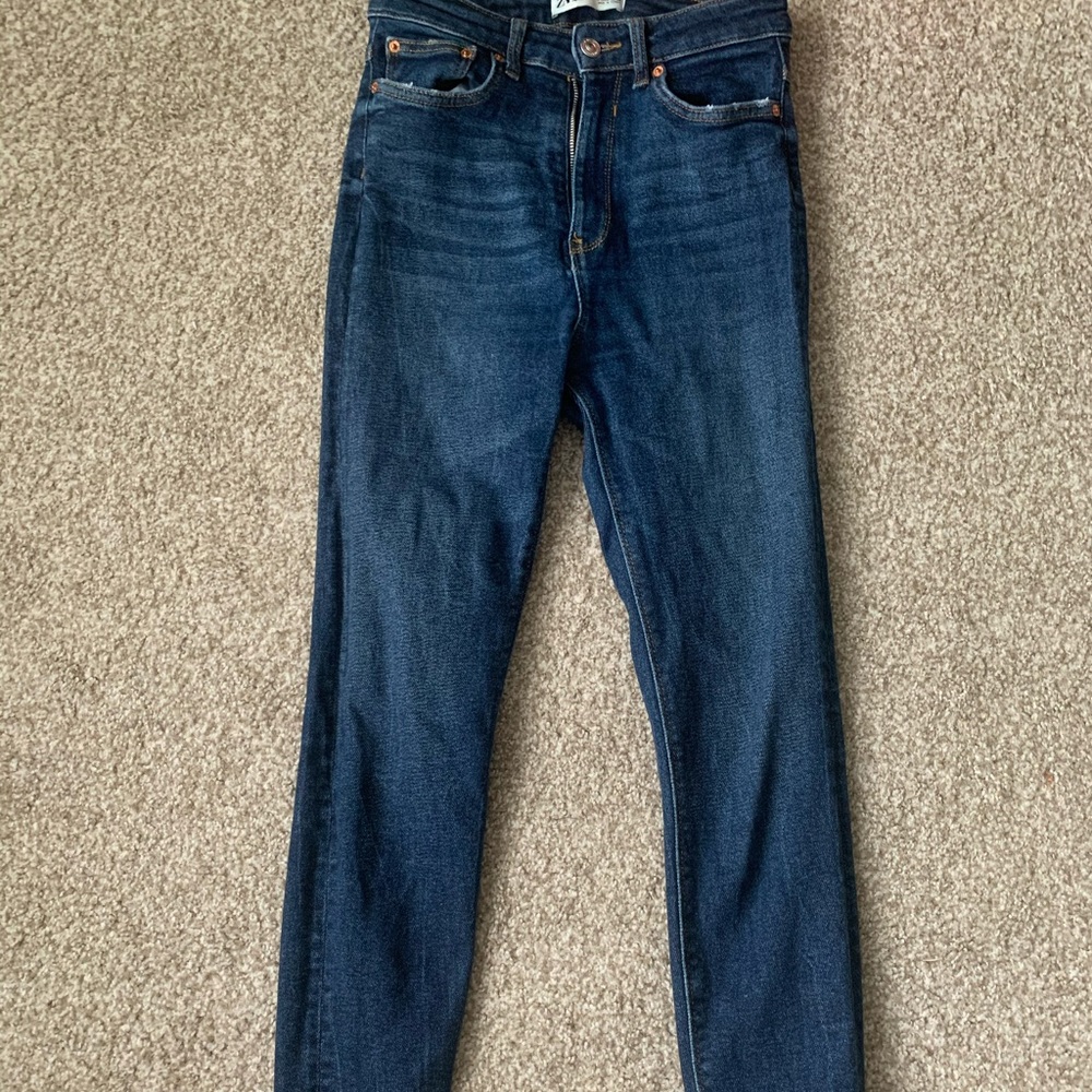 Zara High Rise Skinny Jeans,Size 4